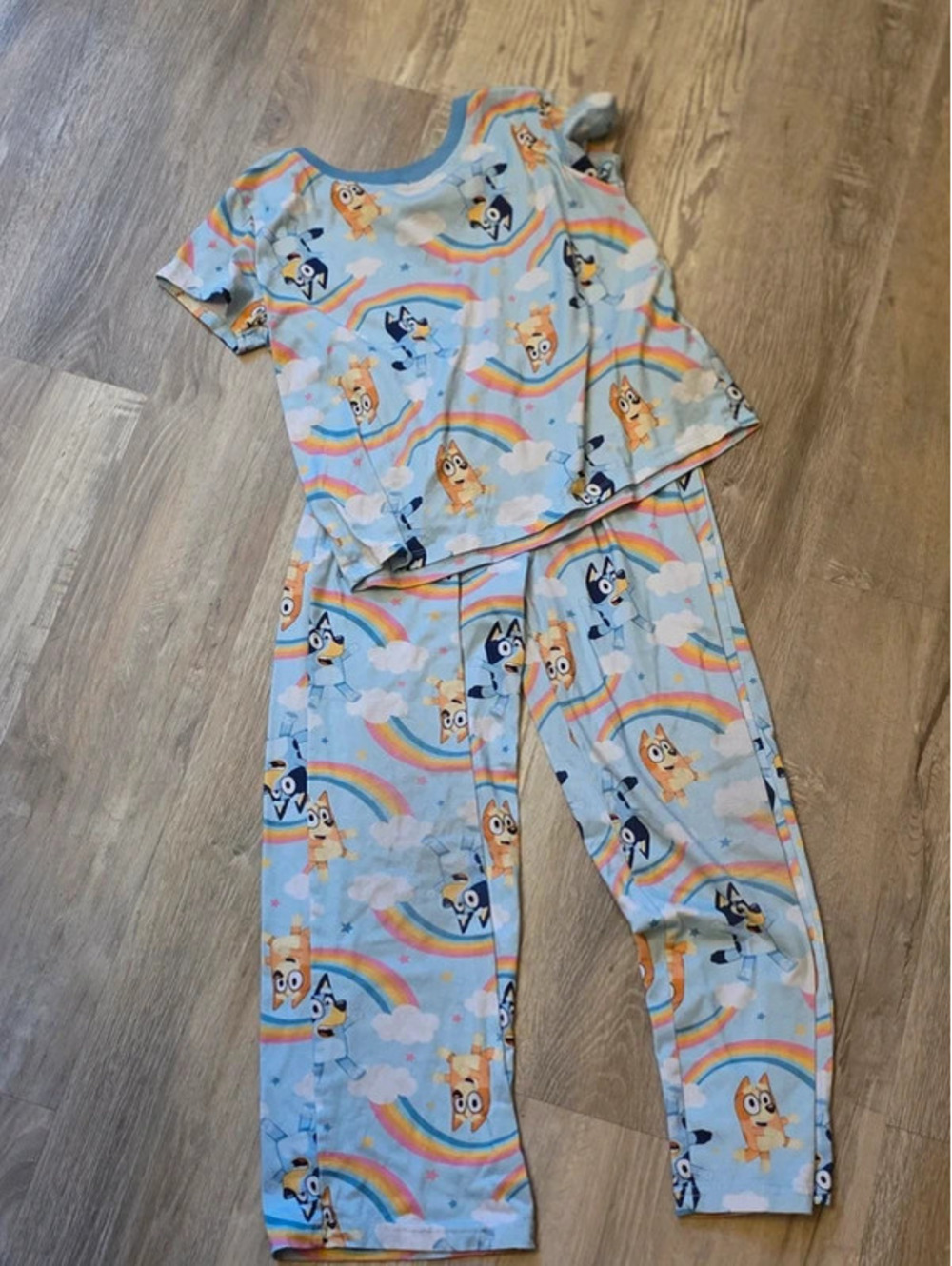 Bluey size 8 pj set